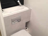 WC suspendu avec lavabo WiCi Bati- Monsieur C par Bains d'Alexandre
